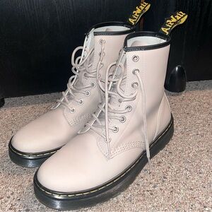Dr. Martens Women's Cream/ Blush Boots